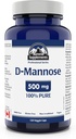 Toppmøte Supplements - D-Mannose Kapsler 500 mg, 120 Veggie Caps - Støtte Urinal Tract Health - kilde til karbohydrater til å støtte energiproduksjon - Athletic Support Supplement