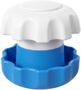 EZY DOSE piller Crusher og Grinder for vitaminer, tabletter med lagringssammenligning, barn, kjæledyr, eldre, uanstrengt kruser medisiner til fint pulver, lett å bruke design, blå, BPA gratis