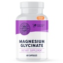 Vimergy Magnesium Glykinat – Stressstøtte – Chelated å unngå Tummy Upset*– fremmer hjertehelse og energi*– Kosher, Vegansk Glutenfri – 60 Caps