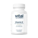 Vitale næringsstoffer vitamin E med blandede tokoferoler | Potent antioksidant vitamin E kosttilskudd for å støtte kardiovaskulær helse * | Gluten og Dairy Free | Ikke-GMO | 100 Softgels