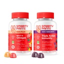 SmartyPants Kids Multivitamin Gummies og immunitet eldrebær Gummies Bundle: Kids Multi med over 15 daglige næringsstoffer & eldrebær immunstøtte Supplement, 30 dagers forsyning