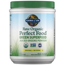 Hage av liv rå økologisk perfekt mat Grønn Superfood Juiced Greens pulver - opprinnelige Stevia-fri, 30 serveringer, ikke-GMO, Glutenfri hele mat kosttilskudd, Alkalize, avgiftsfri, Energize