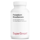 Supersmart - Kalium Bikarbonat 5400mg per dag (høy dose) - Electrolyte Mineral - Acid-Base Balance pH - hjerte, muskel og nerve Helse | Ikke-GMO & Glutenfri - 120 Vegetariske kapsler
