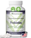 Probiotiske og prebiotiske kosttilskudd - 6 Strains of Intense Regenerative Probiotika for menn og kvinner 5 milliarder CFU - Bobel, inflammasjon, immunisme, og digestiv støtte - Digestive Supplement, 90 kapsler