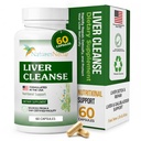 Naturens Nectar Liver Cleanse Detox & Reparasjon – Active Liver Support Supplement med Melk Thistle Lever Detox – Hjelper Reparasjon og Beskytt Liver, Hjelper Fatty Liver & Gallblader Helse – 60 Kapsler