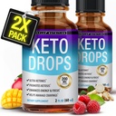 Toplux Keto Diet Drops Ketogene Supplement - Premium formel for å støtte Ketose, bedre absorpsjon væske, Garcinia Cambogia, for menn og kvinner