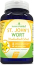 St. John's Wort Standardisert Ekstrakt med 0,3% Hypericin 300 mg, 200 kapsler