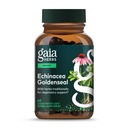 Gaia Herbs Echinacea Goldenseal - Immunstøtte Supplement for å opprettholde et sunnt respirasjonssystem - med organisk Echinacea og Goldenseal Root - 60 Vegan flytende Phyto-Capsules (10-dagers forsyning)