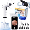 Ear Wax fjerning, ørerensesett, vanndrevet ørerenser med 3 trykkmoduser 12 erstatningstips, øret irrigasjon Flushing System, trygt og effektivt ørevoksfjerning verktøy (svart)