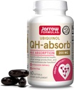 Jarrow Formulas QH-absorberende 200 mg - høy absorpsjon Co-Q10 - Aktiv antioksidant form av co-Q10 - støtter Mitokondriell energiproduksjon & kardiovaskulær helse - opp til 60 serveringer