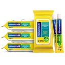 Forberedelse H Hemorroid Tørker med heks Hazel, 192 Ct Plus Forberedelse H hemorroid Symptom behandling krem, 2 rør x 1,8 oz, wipe Plus behandling for bedre relief, hemorroid Care Bundle