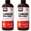 Kraftfaktor L karnitin Supplement, flytende L-karnitin 3000 mg for å hjelpe dreie fett til energi, støtte muskelgjenvinning, og øke cellulær energi, maksimal styrke, ikke-GMO, oransje flavor, 16 Oz.