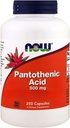 Nå Matvarer, Pantotensyre, 500 mg, 250 kapsler