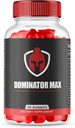 (1 pakke) Dominator Max Gummies Avansert formel for maksimal ytelse, Alt naturlig ekstra styrke Supplement, Dominator Max Gummies for muskelvekst og generell helsestøtte (60 gummies)