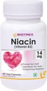 Generisk Rise Niacin 14mg vitamin B3 med Inositol 50mg Supplement - 60 Veg Kapsler, Nautral