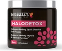 Miss Revlimid HaloDetox – ren, uraffinert rosa saltpulver med 80 mineraler til Halogen Detox Bromine, Klor, & Fluorid, Replenish Electrolytes, og støtte Sunn Thyroid & Adrenal funksjoner – 4oz