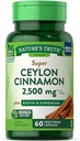 Naturens sannhet Super Cinnamon pluss Biotin & Chromium Quick Release Kapsler - 60 ct, pakke med 3