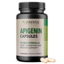 Apigenin Capsules 50mg - 60 greve, Vegan, Ikke-GMO, søvn og kognitiv støtte Supplement - Kamille Flavonoid for avslapning, prostate helse, Melatonin-fri, Liposomal Formula for forbedret absorpsjon