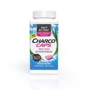 Charcocaps raskt fungerende gass relief for blooting & flatulens, Drug gratis avgiftsfri aktivert Charcoal formel, 100 kapsler, 30 dagers forsyning, rosa
