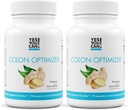 Ja du kan! Probiotika Colon Optimizer Supplement - Gut helse og mage Supplement for menn og kvinner, organiske probiotika med Ginger og peppermynt for digestiv helse, 30 kapsler - 2 pakke