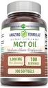 Amazing Formler MCT Olje Supplement | 1000 Mg per servering | Softgels | Ikke-GMO | Glutenfri | laget i USA (1 Pakke, 300 greve)