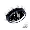 Lashify forsterke 10mm Gossamer DIY Eyelash utvidelser fylle, svart, enkle falske øyenvipper for et naturlig utseende