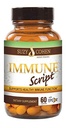 Immun Script med EpiCor for sesongimmune, Gut og pustende støtte - Inneholder Andrographis, Skullcap, Resveratrol, Olive Leaf Extract, Støtter forfriskende søvn - 60 kapsler