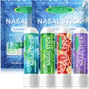 8PCS Nasal Stick,Nasal Inhaler Stick,Inhaler Nasal Stick for Sinus Relief &Vertigo Relief,Aromaterapi Inhaler laget med essensielle oljer + Mint, Wintermint,Tropical,Lavender)