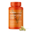 Mt. Angel Vitaminer - Zink Quercetin med Bromelain Supplement - Immun støtte og pustende helse - Quercetin 500mg Kapsler | Zink 50mg | Vitamin C Kapsler | Immune Booster for voksne - 300ct.