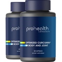 ProHealth Body & Joint - Optimert Curcumin Longvida (60 Veggie Capsules) (2-Pack)