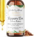 Slippery Elm (Ulmus Rubra) Tørket Bark alkoholfri væskeekstrakt (2 oz)