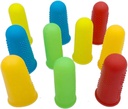 Silikone Finger Protector,JDWG 10 stk Finger Covers Finger Cots, Hot Glue Gun Finger Caps, Finger ermer, Flott for Trigger Finger / Finger Cracking / Finger Arthritis / Finger Callus. (Mix Farge)