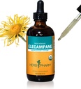 Herb Pharm Certified Organic Elecampane Liquid Extract for pustende system støtte - 4 Ounce