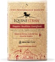 EquineStraw, 3 cu ft (25 lb) utvides til 10+ cu ft – hvete Straw senging for hester, Foaling & Trailers – Støvfri, Allergenfri, Absorbent, Sensitive-Skin trygt – Suverene kilder