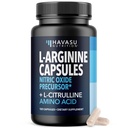 L-Arginine Capsules med L-Citrulline - Nitric Oxid Supplement - L Arginine og L Citrulline Blend - 120 greve - Vegan, ikke-GMO Kapsler for ytelse, utholdenhet og muskelstøtte - 2 måneders levering