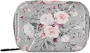 Akvarell Blomster Pill Box 7 Day Pill Veske Reise Pill Organizer Veske med glidelås Bærbar ukentlig Vitamin medisin Supplement Holder Pouch Veske