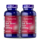 Puritans Pride Doctors Trust® Red Yeast Rice 600mg, Dietary Supplement, 240 Rapid Release Kapsler, 2 Pakke