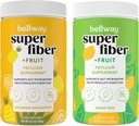 Bellway Super Fiber pulver + frukt, sukkerfri organisk Psyllium Husk pulverfiber Supplement for regelmessighet, bloating relief & gut helse, ikke-GMO, Pineapple Passion frukt og sitron lime