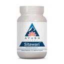 Ayush urter Sitawari - Shatavari kapsler for kvinner, Shatavari rot supplement, hormonbalanse for kvinner, naturlig kvinnelig reproduktiv støtte - 90 vegetariske kapsler (1 telle)