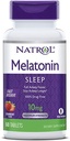 Natrol Melatonin søvn Maksimal styrke raskt oppløse Jordbær smak 10 mg 60 tabletter (pakke på 2)