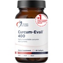 Designs for Helse Curcum-Evail 400 - Biotilgjengelige Turmeric Curcumin Supplements - Evail Emulgeringsteknologi - Curcumin C3 Complex med Turmeric Oil + Vitamin E, Ikke-GMO (60 Softgels)