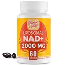 2000 MG NAD Supplement, Liposomal NAD+ med høy absorpsjon, mer effektiv enn Nicotinamid Riboside, ren og pluss økende kosttilskudd, aldring forsvar, metabolisme og cellulære, 60 mykegels