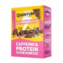 Quantum Energy Square: Energi Bar med koffein og 10g protein. Delikat Sunn Snack På farten. (Vegan, Glutenfri, Soya-fri, Dairy-free) (Dark Sjokolade Rosa Himalayan Salt)