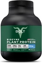 Bolt Biozyme Planteprotein | Vegansk Protein med Superfood Phycocyanin og ayurvediske urter | Complete Amino Acid Profile for Muscle Support og Recovery | 2Lb/32oz, 26 Serveringer | Madagaskar Vanilla