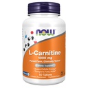 NU Mattilskudd, L-karnitin 1000 mg, rengjøringsform, Aminosyre, Fitness støtte*, 50 tabletter