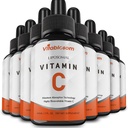 Liposomal vitamin C 2000mg flytende for voksne, høy absorpsjon VIT C, maximer vitamin C, godt for immunsystem og antioksidant, 60ML (8 flasker)