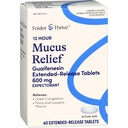 Foster & Thrive Chest Congestion Mucus Extended release, 600 mg Guaifenesin lindrer bryst kongestion forårsaket av overflødig Mucus, (sammenliknet med Mucinex 12 timers utvidet frigivelse), 40 tabletter