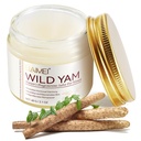 Wild Yam Cream Organic for Hormon Balance, 2.1 oz Organic Wild Yam Root Cream for kvinner - Fremme Perimenopause & Menopause Support - Helse Balm w / Ingen parabener for komfort og velvære