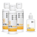 LyteLine LyteShow Sugar-Free Electrolyte Supplement, 3 Pakke, 120 Serveringer - Keto Vennlig, sink og magnesium for rask rehydrering, trening, muskelgjenvinning og energi - Vegan