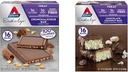 Atkins Endulge Crunchalicious sjokolade bar 16 greve og sjokolade kokos bar 16 greve bunke